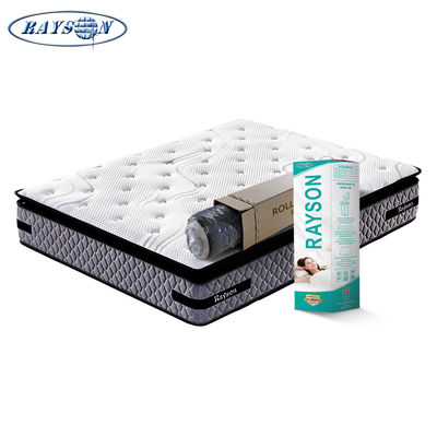 5 Zone Pillow Top Pocket Spring Dan Memory Foam Mattress 12 Inch Medium Firm