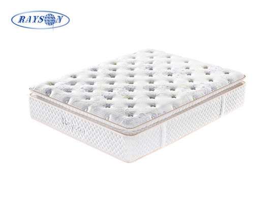 14 Inch Queen Hotel Bed Mattress Dengan Memory Foam Topper
