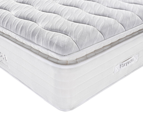 Bantal atas sleepwell Pocket Coil Spring Mattress Ukuran Raja Ukuran Ratu
