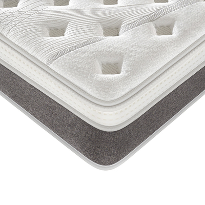 Euro Top Latex Foam 7 Zone Rolled Pocket Spring Mattress King Size