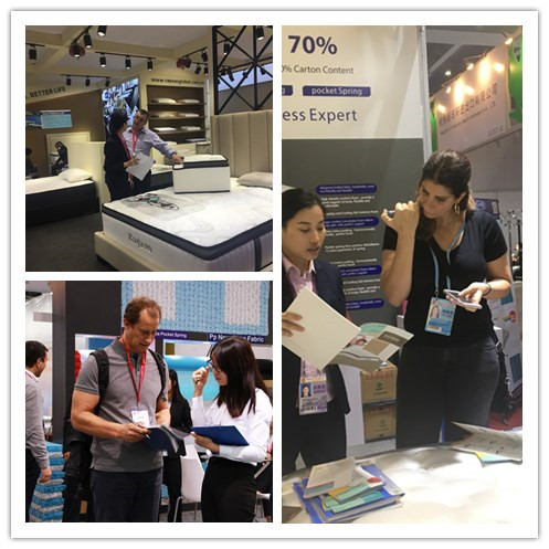 Kasur Musim Semi Saku Atas Hotel Euro Busa Memori Hibrida 9